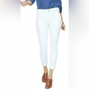 NYDJ Women's Crisp White Ankle Jeans